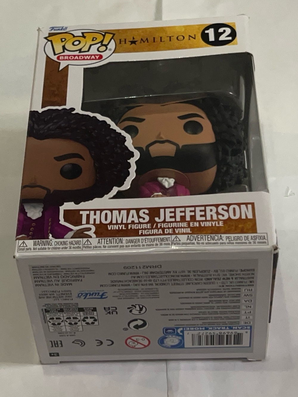 Funko Pop Hamilton Thomas Jefferson #12 RARE Read Description